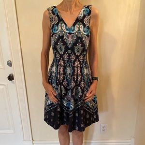 Vince Camuto Paisley Dress Size 2